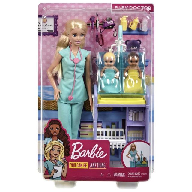 Barbie Povolanie herný set Detská doktorka, Mattel GKH23