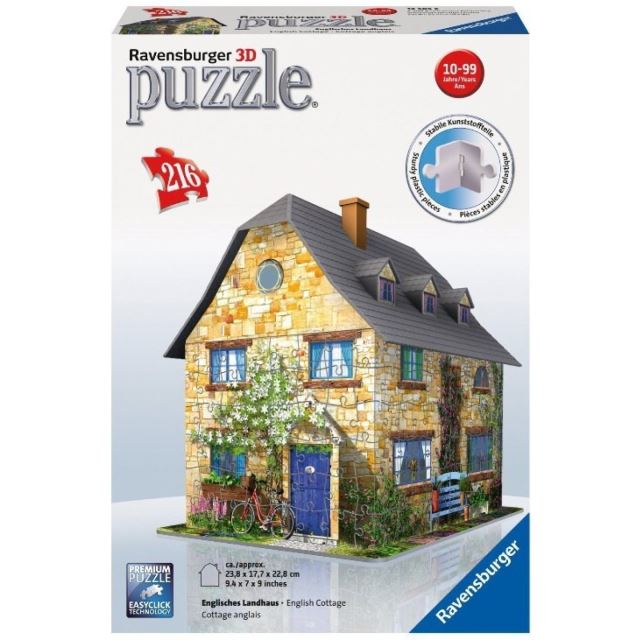 3D Puzzle Anglická chata 216 d. Ravensburger