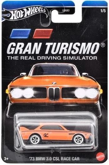 Mattel HW GRAN TURISMO 73 BMW 3.0 CSL Race Car 1/5