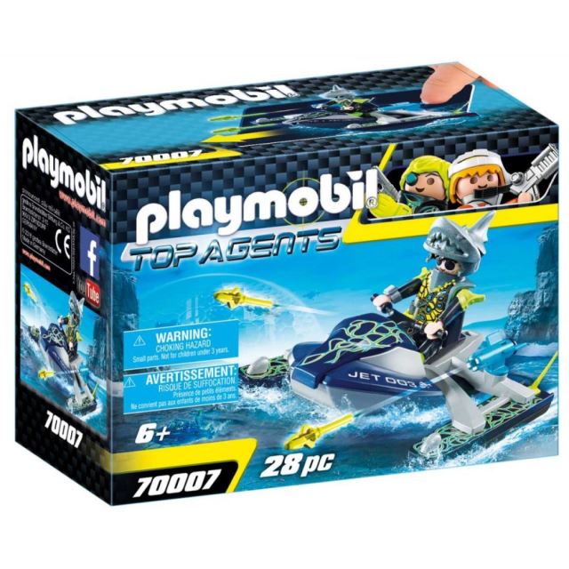 Playmobil 70007 Team S.H.A.R.K. Raketový skútr