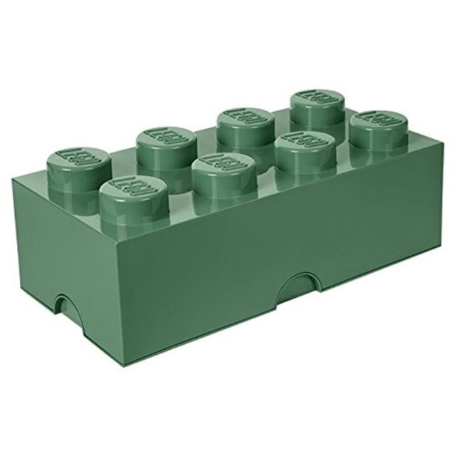 LEGO Úložný box 250x502x181 army zelená