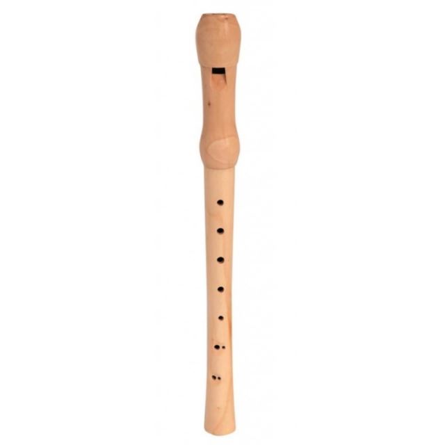 Bino Zobcová flétna dřevěná přírodní