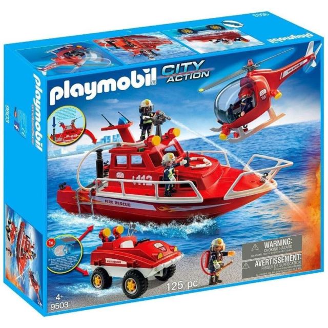 Playmobil 9503 Velká hasičská akce