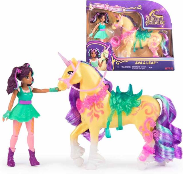 Spin Master Unicorn Academy Figúrky 11 cm Ava & Leaf ružové zdobenie