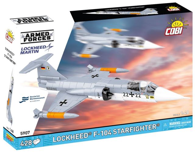 Cobi 5907 Armed Forces Lockheed F-104 Starfighter, 1:48, 428 k
