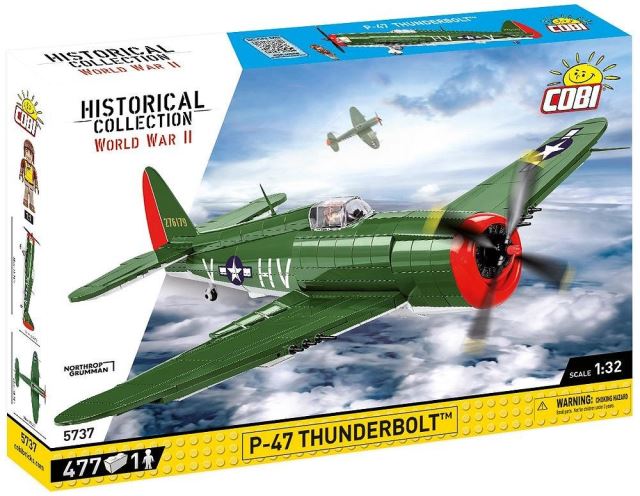 Cobi 5737 Americký stíhací letoun P-47 Thunderbolt