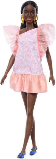 Barbie® Modelka 216 Šaty s nadýchanými rukávmi, Mattel HRH14