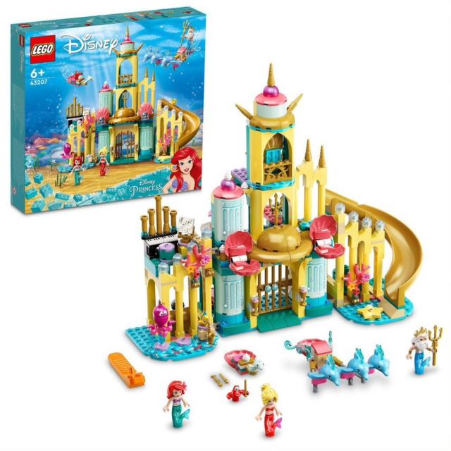 LEGO® Disney 43207 Arielin podvodní palác