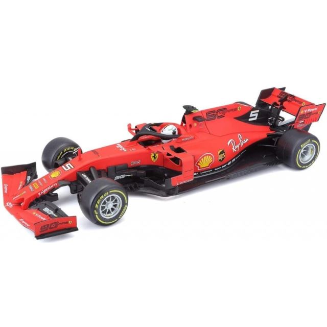 Bburago Kovový model auta Ferrari F1 2019 1:18, červená