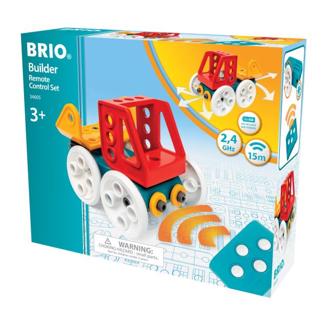 BRIO BUILDER 34605 Stavebnice Sada s dálkovým ovládáním