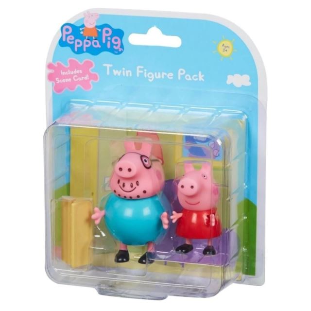 Peppa Pig 2 figurky: Prasátko Peppa a táta