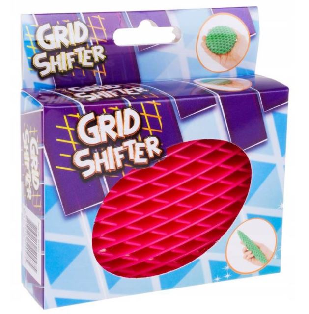 GRID SHIFTER 3D Senzorická antistresová mriežka ružová