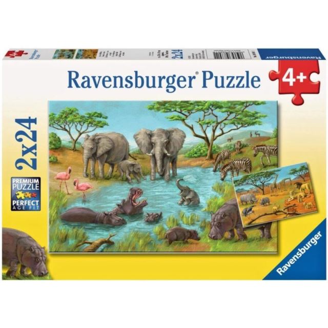 Ravensburger Puzzle V divočině 2x24d.