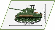 Cobi 3118 II WW Sherman M4A2E8(76)W, 1:35, 865 k, 5 f (5)