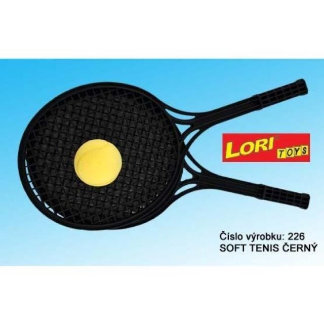 Soft tenis černý 54 cm