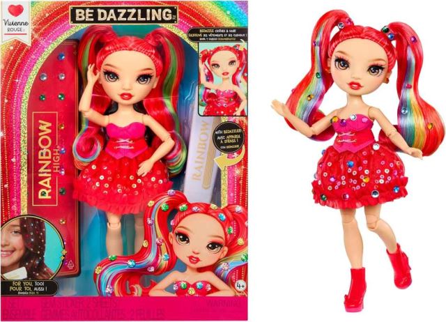 MGA Rainbow High Be Dazzling Fashion bábika - Vivienne Rouge (Red)