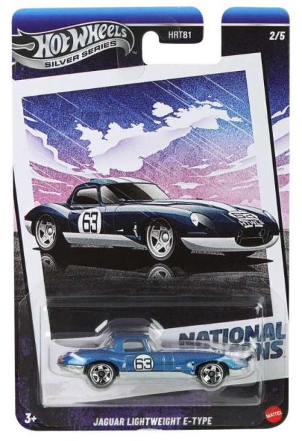 Hot Wheels® SILVER SERIES NATIONAL ICONS Jaguar Lightweight E-Type 2/5