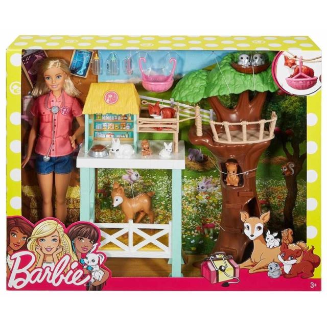 Barbie Záchranná stanice lesních zvířátek, Mattel FCP78