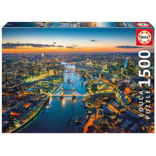 Puzzle Letecký pohled na Londýn 1500 dílků, Educa