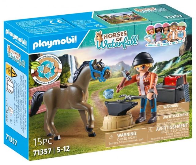 Playmobil 71357 Kovář Ben a kůň Achilles