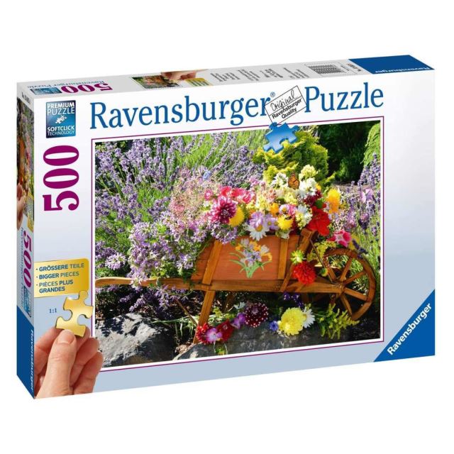 Ravensburger 13685 Puzzle Květinová dekorace 500 velkých dílků
