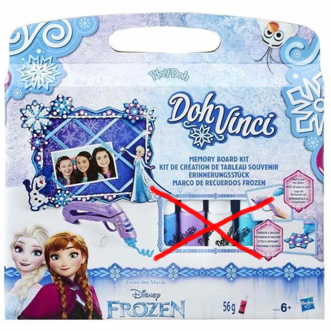 Levně Play doh dohvinci dekorační sada olaf a elsa bez náplní