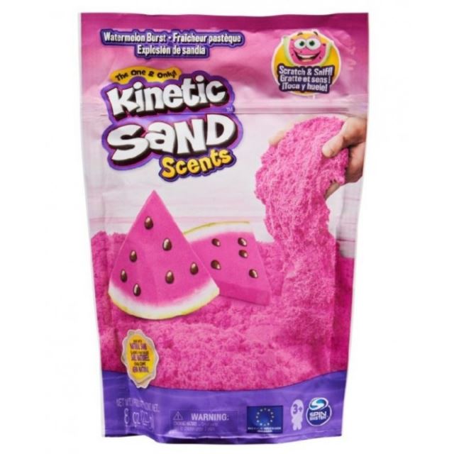 Kinetic Sand Kinetický písek voňavý růžový Meloun 227g