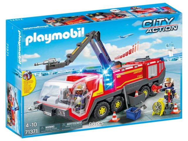 Playmobil 71371 Letištní hasičský vůz se sirénou