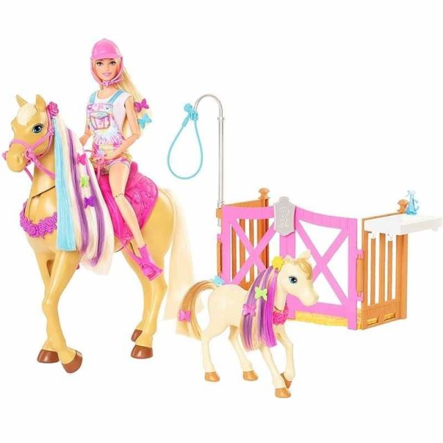 Barbie Rozkošný koník s doplňky, Mattel GXV77
