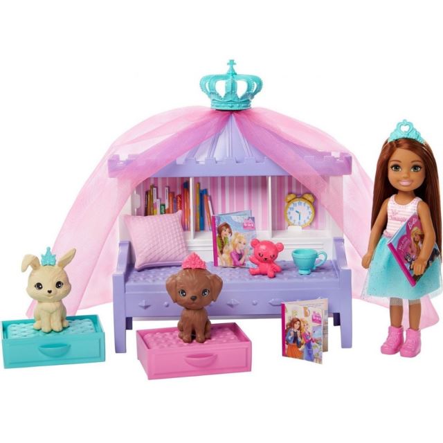 Mattel Barbie Chelsea v ložnici, GML74