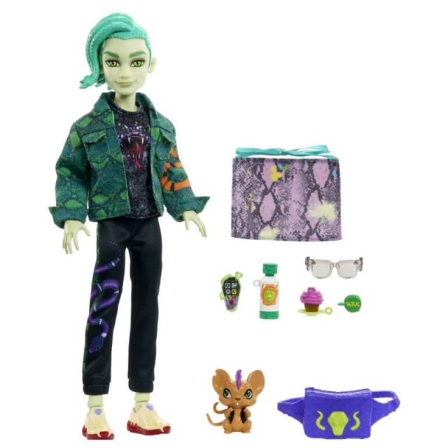 Mattel Monster High Bábika Monsterka DEUCE GORGON, HHK56