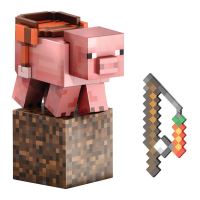 Mattel MINECRAFT Diamond level zberateľská figúrka PIG, HTM04 (1)