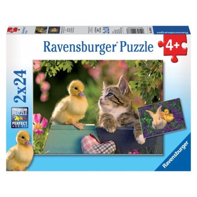 Ravensburger 09087 Puzzle Kachní přítel 2x24 dílků