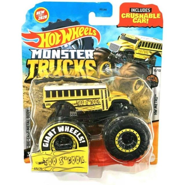 Hot Wheels® Monster Trucks Kaskadérské kousky Too S'Cool, Mattel GJD88