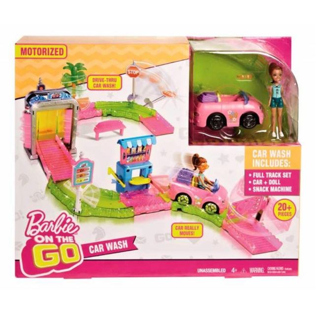 Barbie On The Go Automyčka herní set, Mattel FHV91