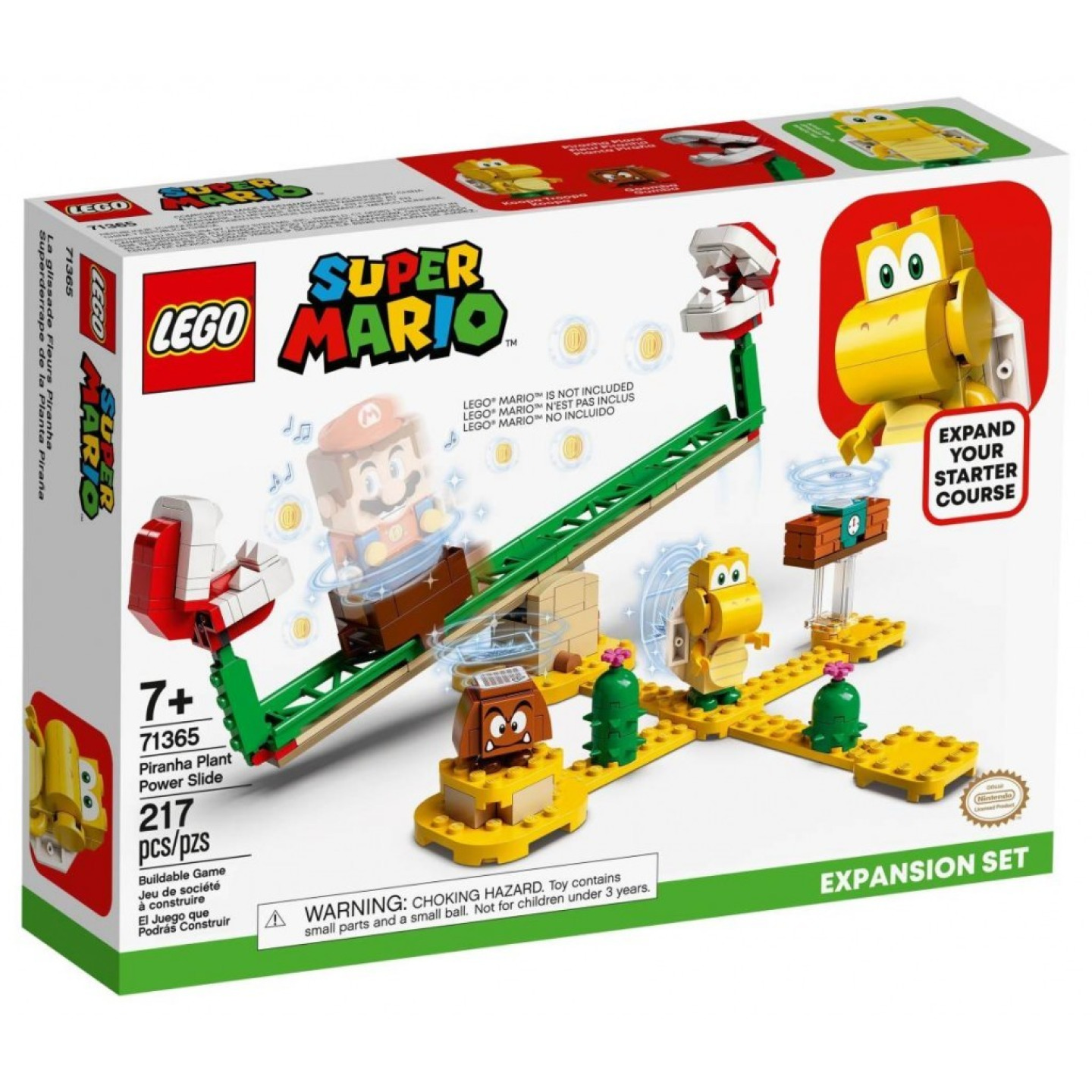 Lego® super mario™ 71365 závodiště s piraněmi – rozšiřující set