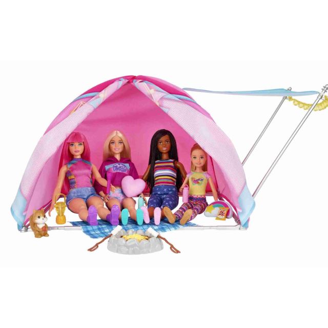 Mattel Barbie® Stan s 2 panenkami a doplňky, HGC18