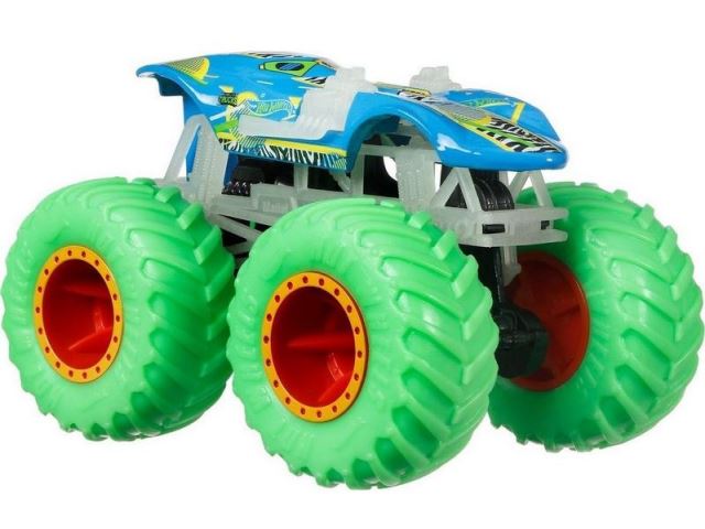 Hot Wheels® Monster Trucks Svítící ve tmě TWIN MILL, Mattel HWC79