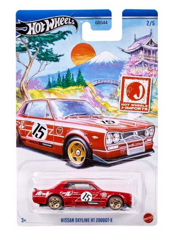 Mattel hot wheels j-imports nissan skyline ht 2000gt-x 2/5