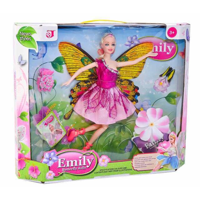 Mac Toys Bábika EMILY víla v korzete s drahokamami