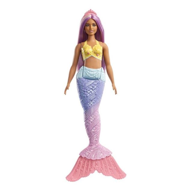 Barbie Dreamtopia Mořská víla fialové vlasy, Mattel FXT09