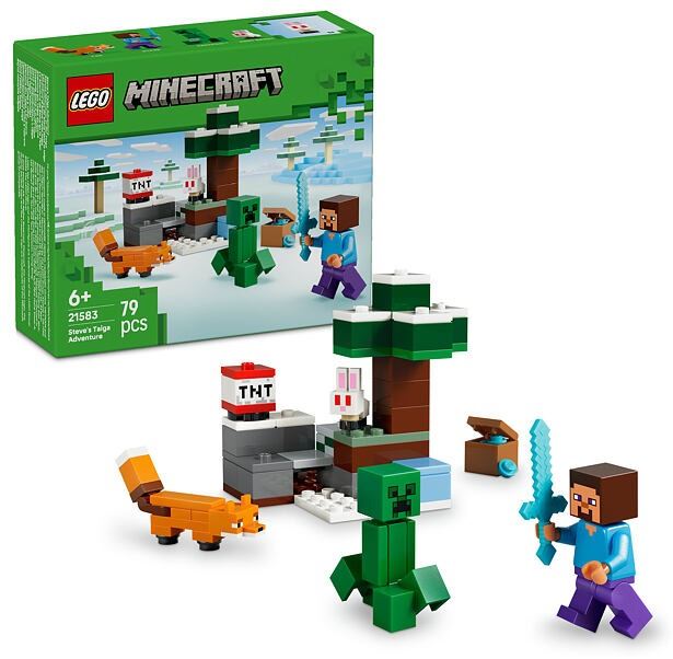 LEGO® Minecraft® 21583 Steve a dobrodružství v tajze