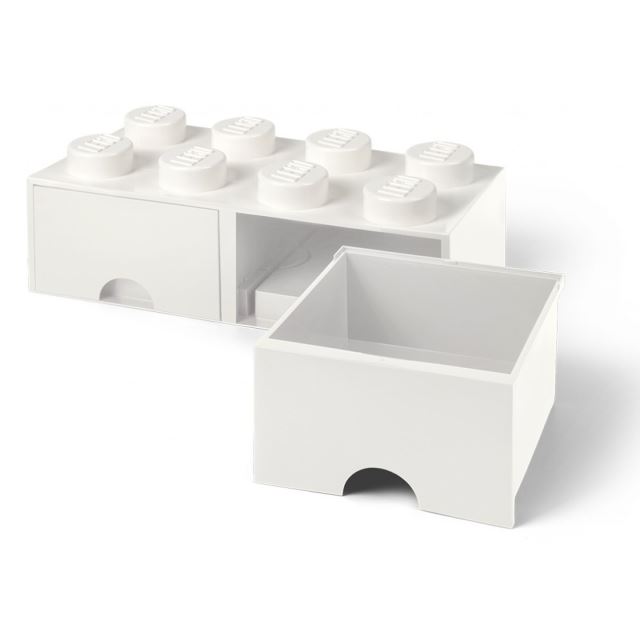 LEGO® Úložný box 250x502x181 se šuplíky bílý
