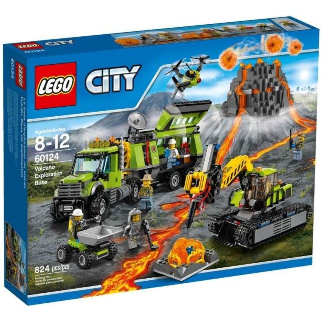 LEGO CITY 60124 Sopečná základna průzkumníků