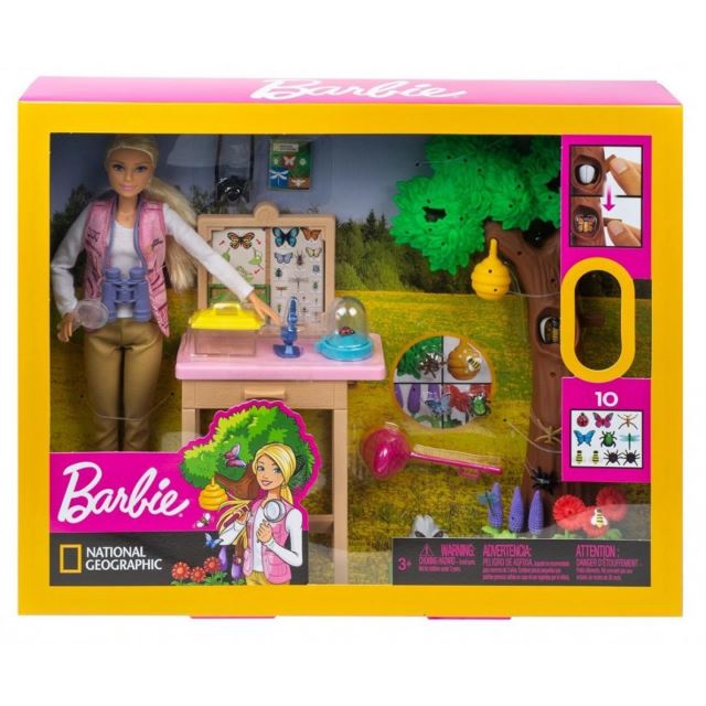 Barbie National Geographic Entomoložka, Mattel GDM49