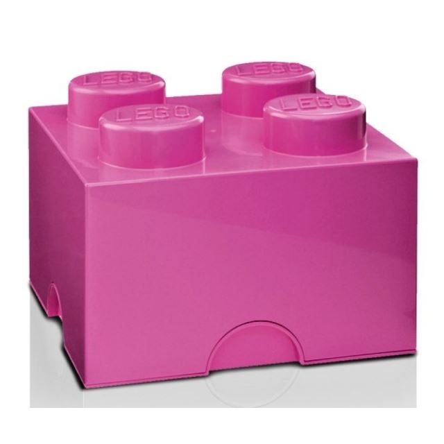 LEGO® Úložný box 250x252x181 růžový