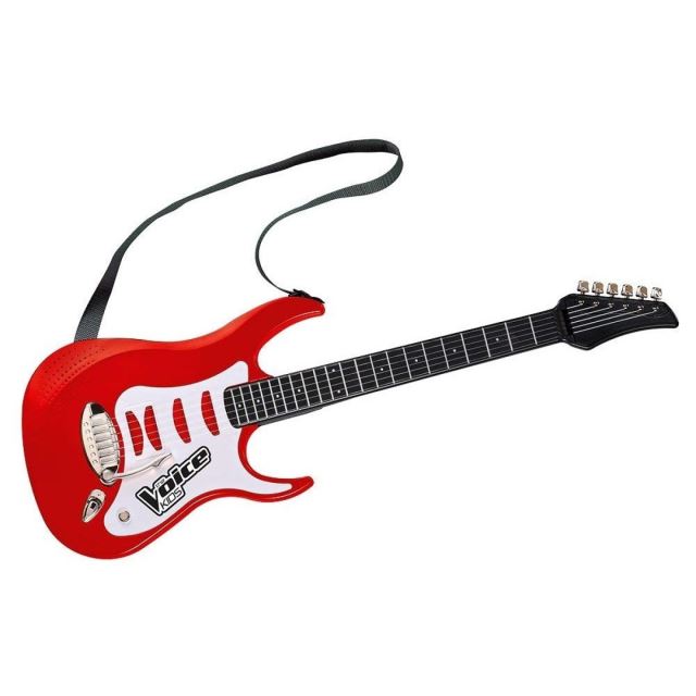 Voice Kids Elektrická kytara s kovovými strunami