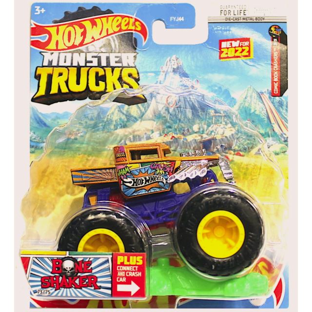 Hot Wheels® Monster Trucks Kaskadérske kúsky Bone Shaker, Mattel HCP72