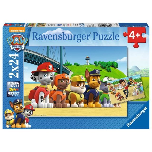 Ravensburger 09064 Puzzle Tlapková Patrola Stateční psi 2x24 dílků