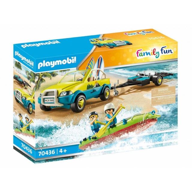 Playmobil 70436 Plážové auto s přívěsem pro kánoi